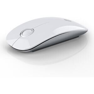 RAPIQUE Bluetooth Wireless Mouse MacBook/Laptop/iPad Pro/Air Surface Pro (White)